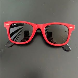 Red Rayban Wayfairs
